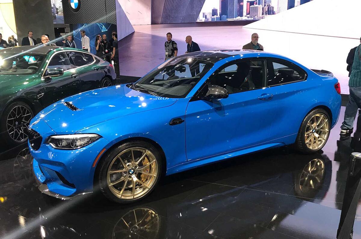 BMW M2 CS front three quarter