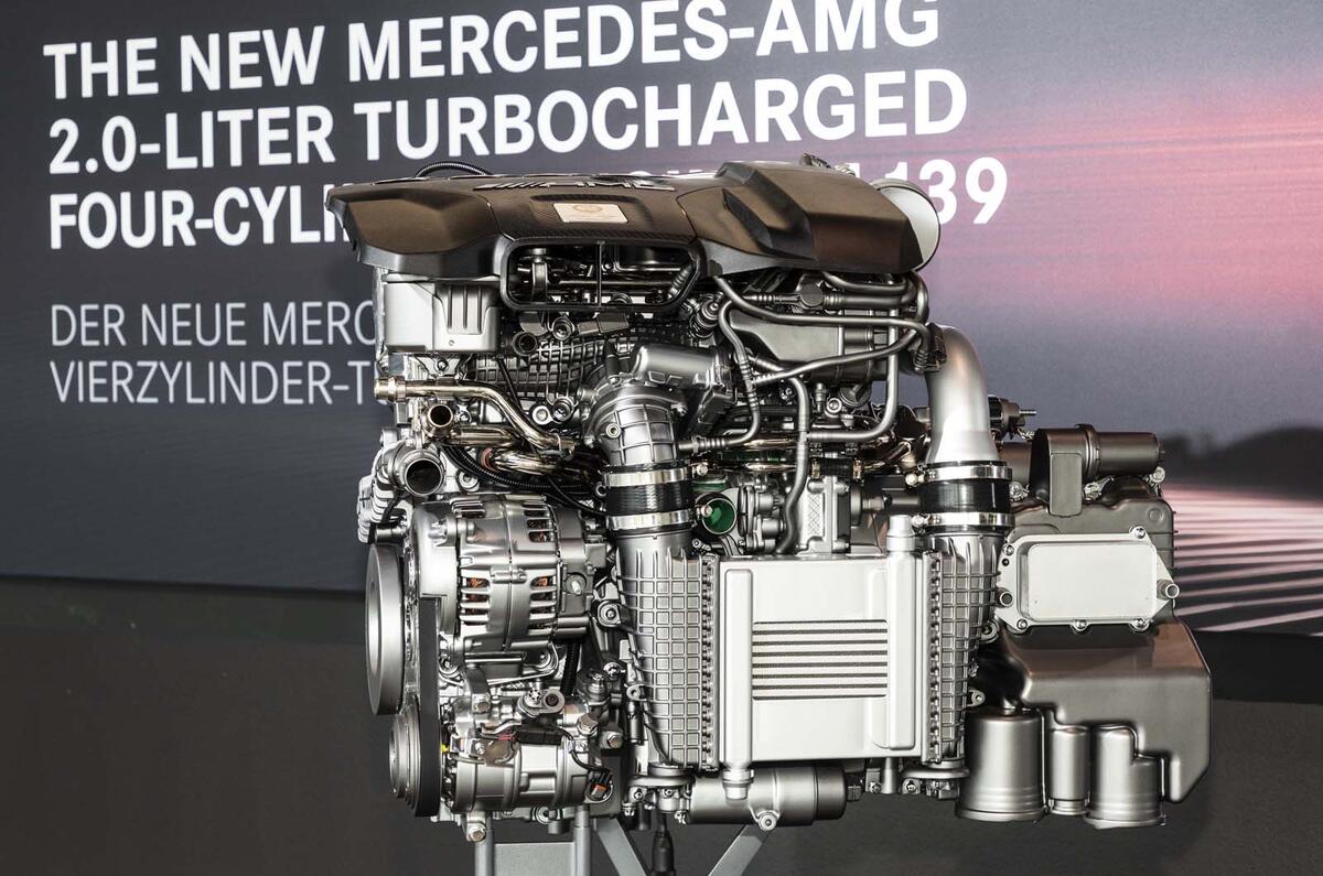 Mercedes-AMG's 2.0-litre M139 engine