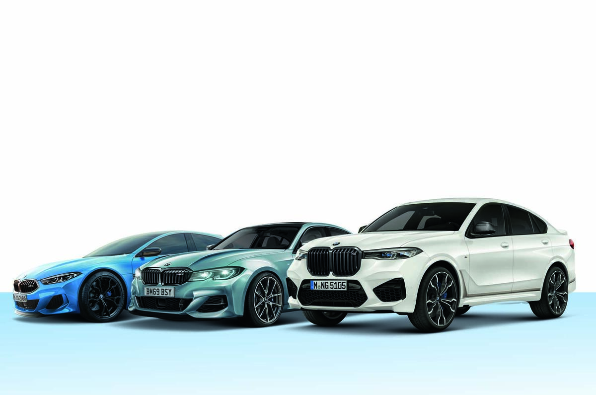BMW M4, M3 and X8 M as imagined by Autocar