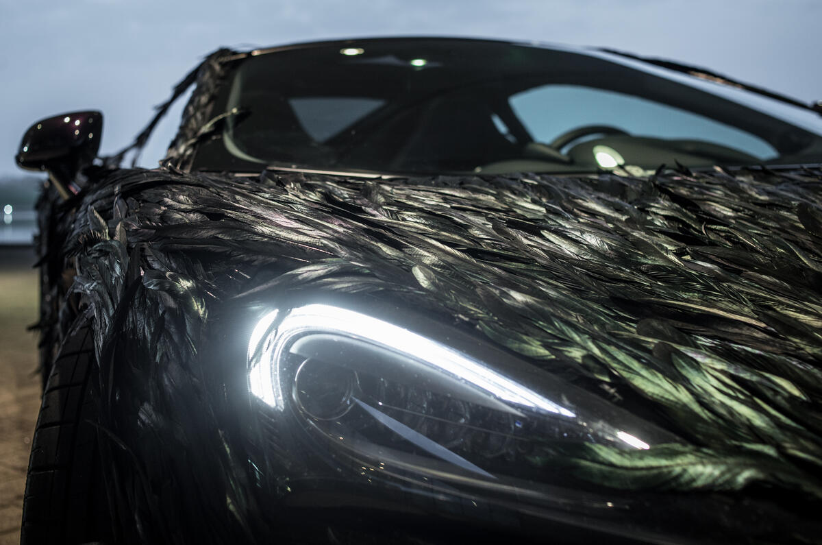 McLaren feather wrap