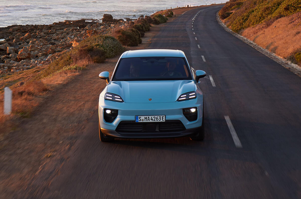 Macan electric front Macan electric front