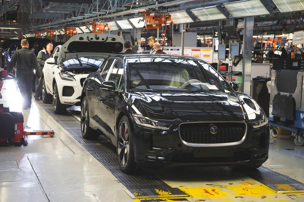 Magna Steyr Jaguar production line