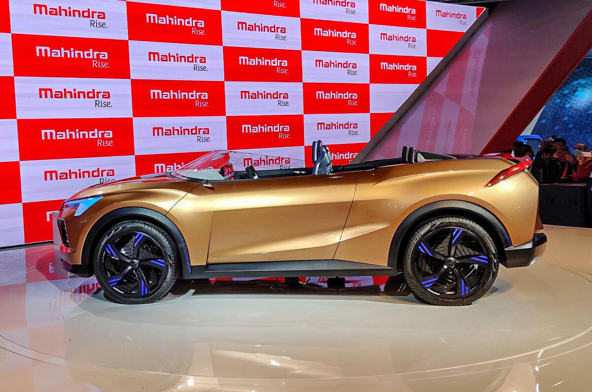 New Delhi Auto Expo 2020 - Mahindra Funster side New Delhi Auto Expo 2020 - Mahindra Funster side