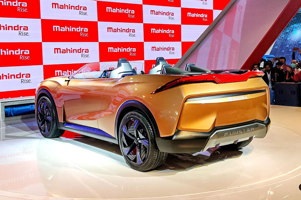 New Delhi Auto Expo 2020 - Mahindra Funster rear New Delhi Auto Expo 2020 - Mahindra Funster rear