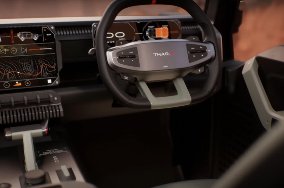 Mahindra Thar.E concept revealed 29.08