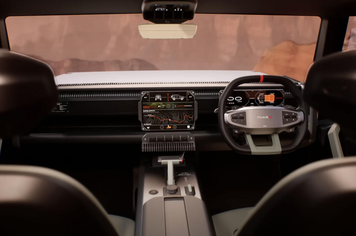 Mahindra Thar.E concept revealed 29.27