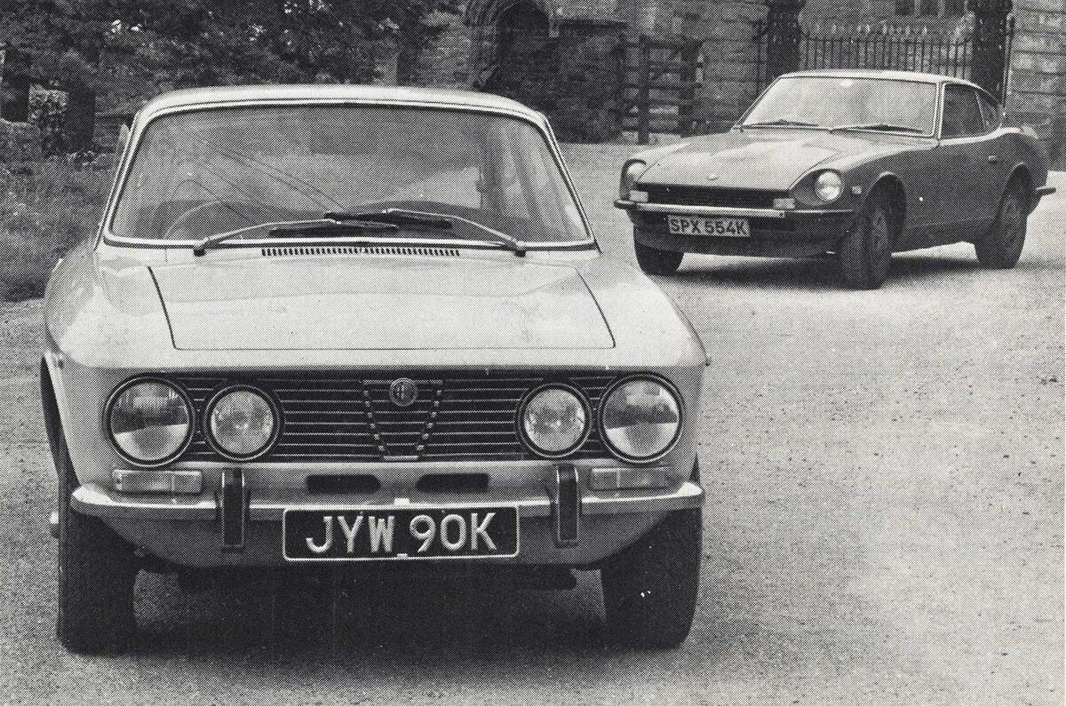 Alfa Romeo 2000 GTV and Datsun 240Z