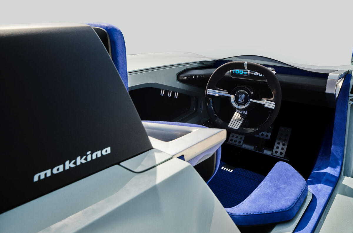 Makkina Triumph TR2 interior