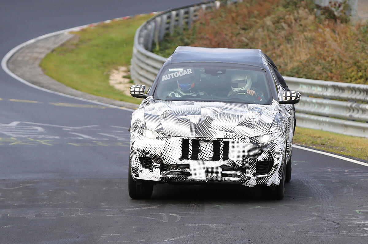 Maserati Levante spy photo