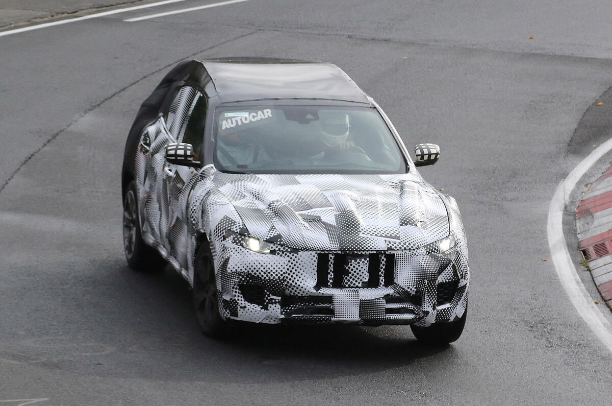 Maserati Levante spy photo