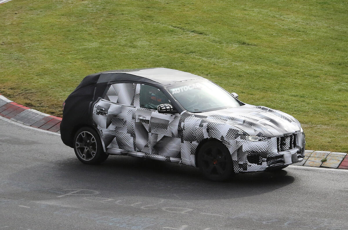 Maserati Levante spy photo