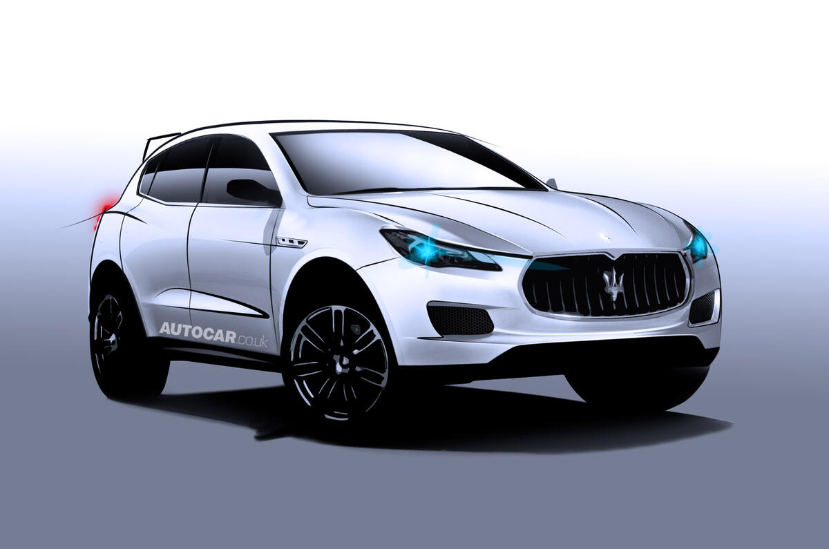 Maserati Levante rendering