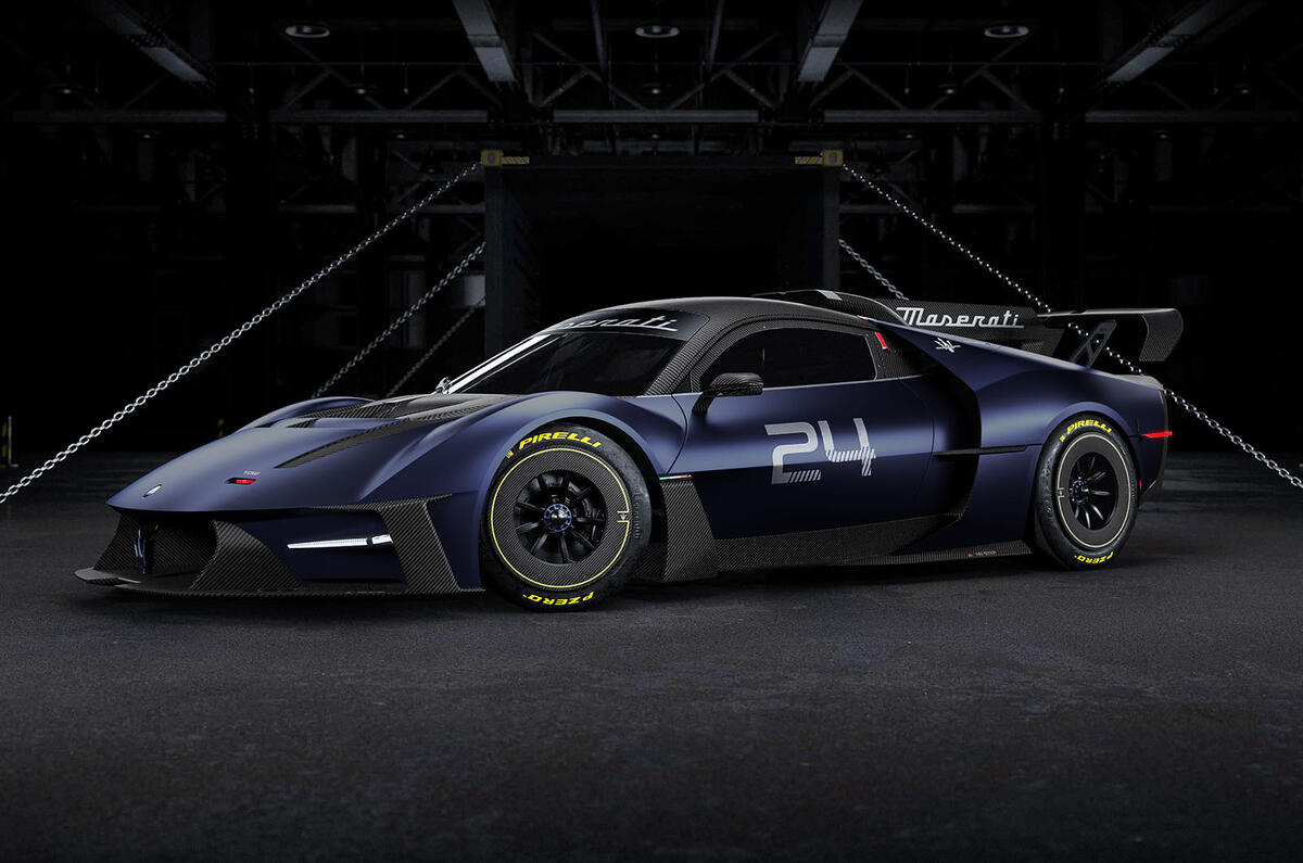 Maserati MC Xtrema front three quarter static Maserati MC Xtrema front three quarter static