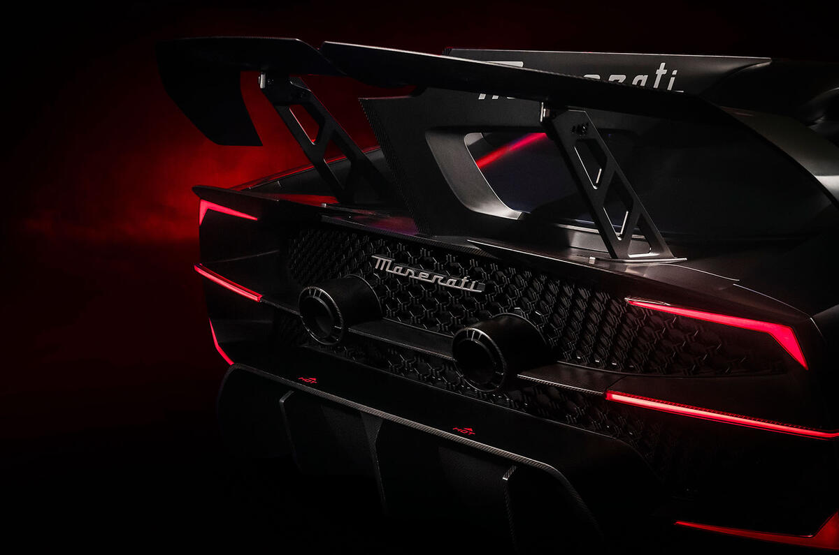 Maserati MC Xtrema rear bumper Maserati MC Xtrema rear bumper