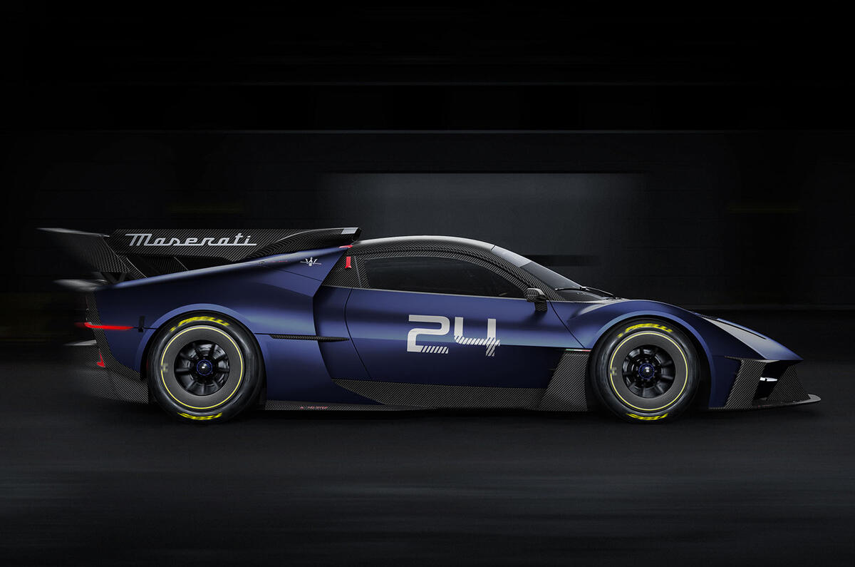 Maserati MC Xtrema side Maserati MC Xtrema side