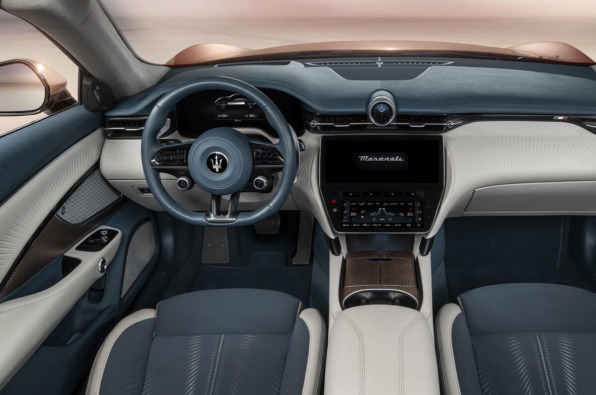 Maserati Grancabrio Folgore front interior Maserati Grancabrio Folgore front interior