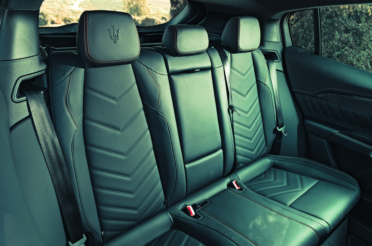 Maserati Grecale rear seats