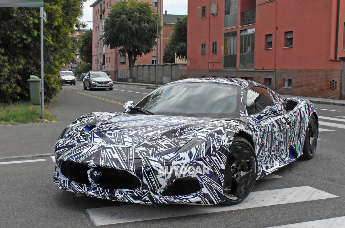 Maserati MC20 spy photos - front Maserati MC20 spy photos - front