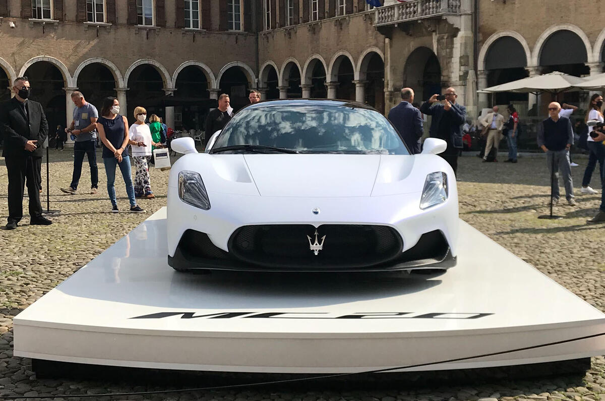 Maserati MC20 static nose Maserati MC20 static nose