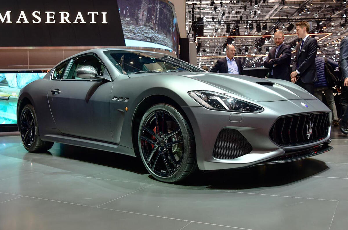 Maserati show stand Geneva motor show