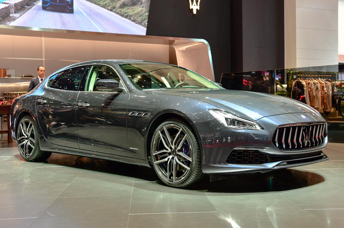Maserati show stand Geneva motor show