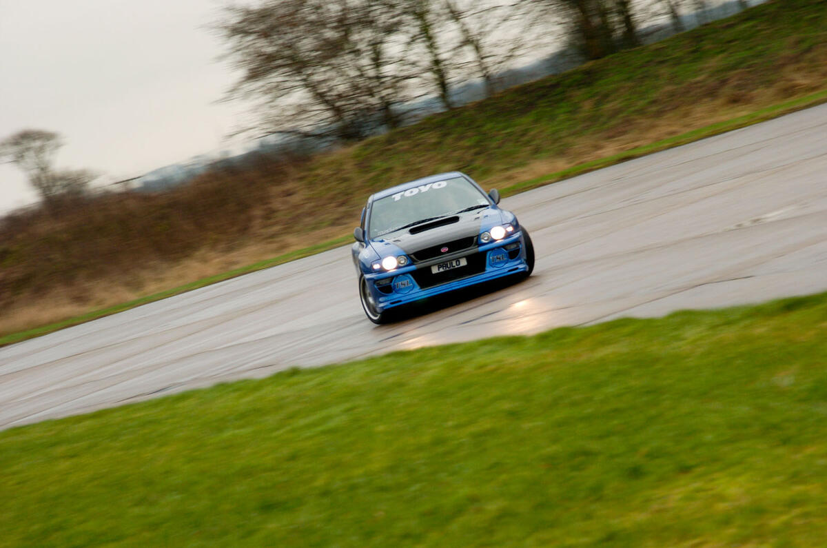 Track driving school