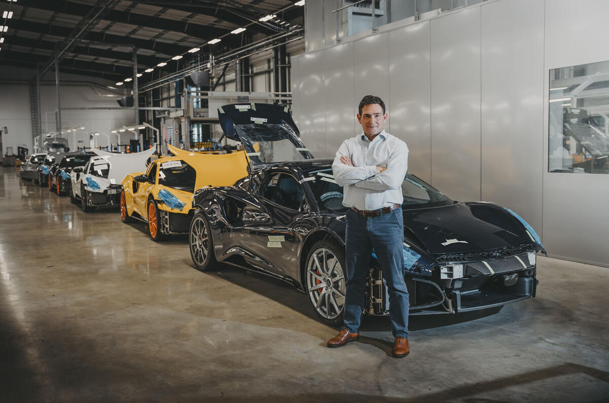 Matt Windle on Lotus Emira production line