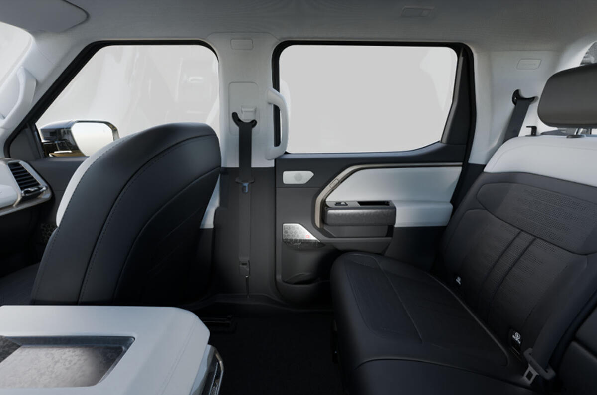 Maxus eTerron9 rear seats Maxus eTerron9 rear seats