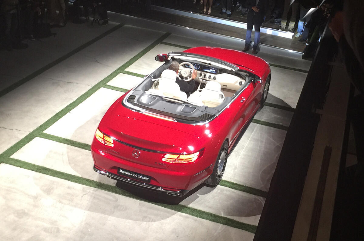 Mercedes-Maybach S650 Cabriolet unveiled at LA motor show