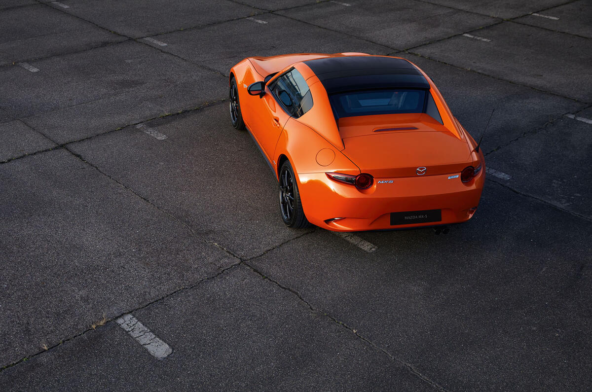MazdaMazda MX-5 30th Anniversary edition 2019 press photos - aerial view