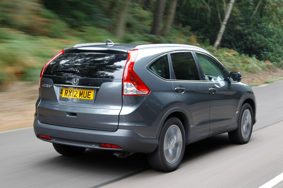 Mazda CR V Mk4 rear quarter driving Mazda CR V Mk4 rear quarter driving