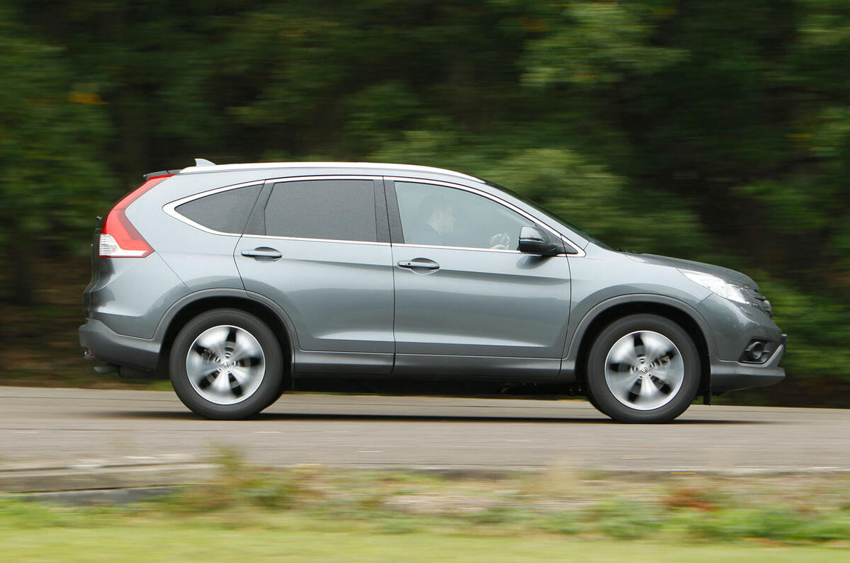 Mazda CR V Mk4 side driving Mazda CR V Mk4 side driving