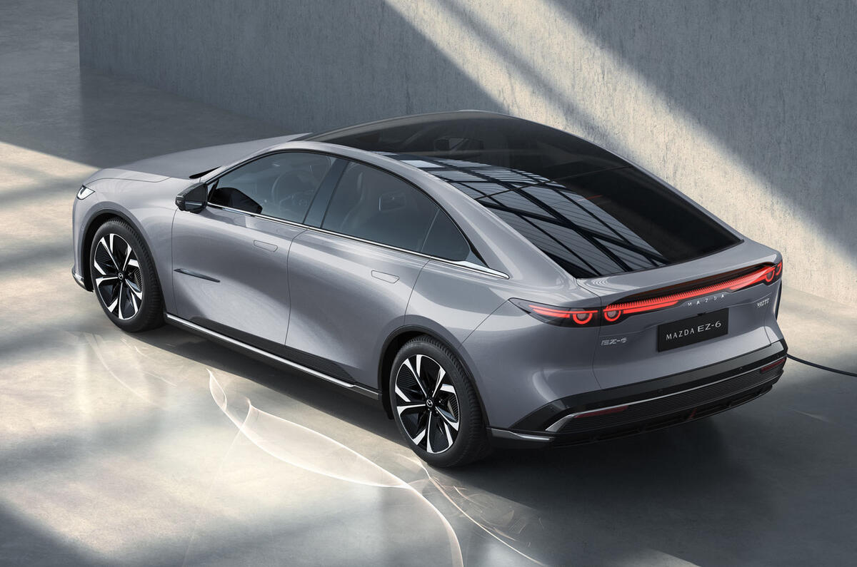 Mazda EZ 6 rear from above