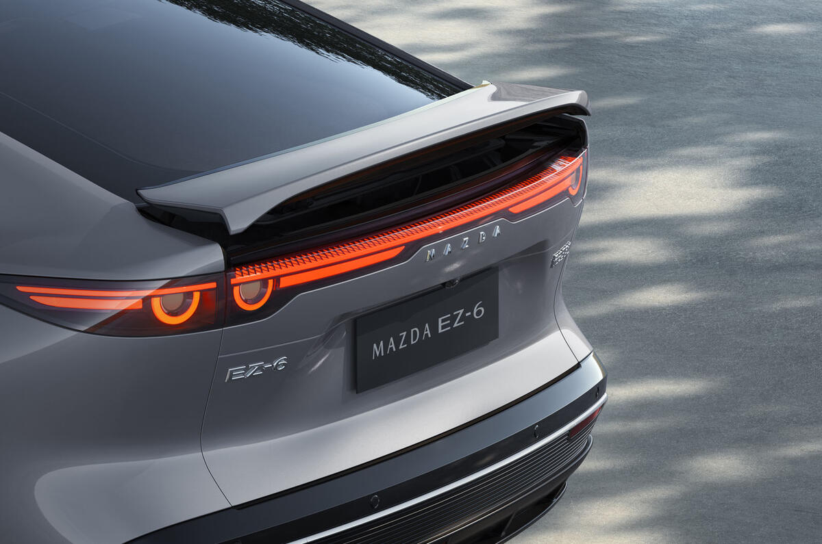 Mazda EZ 6 rear spoiler