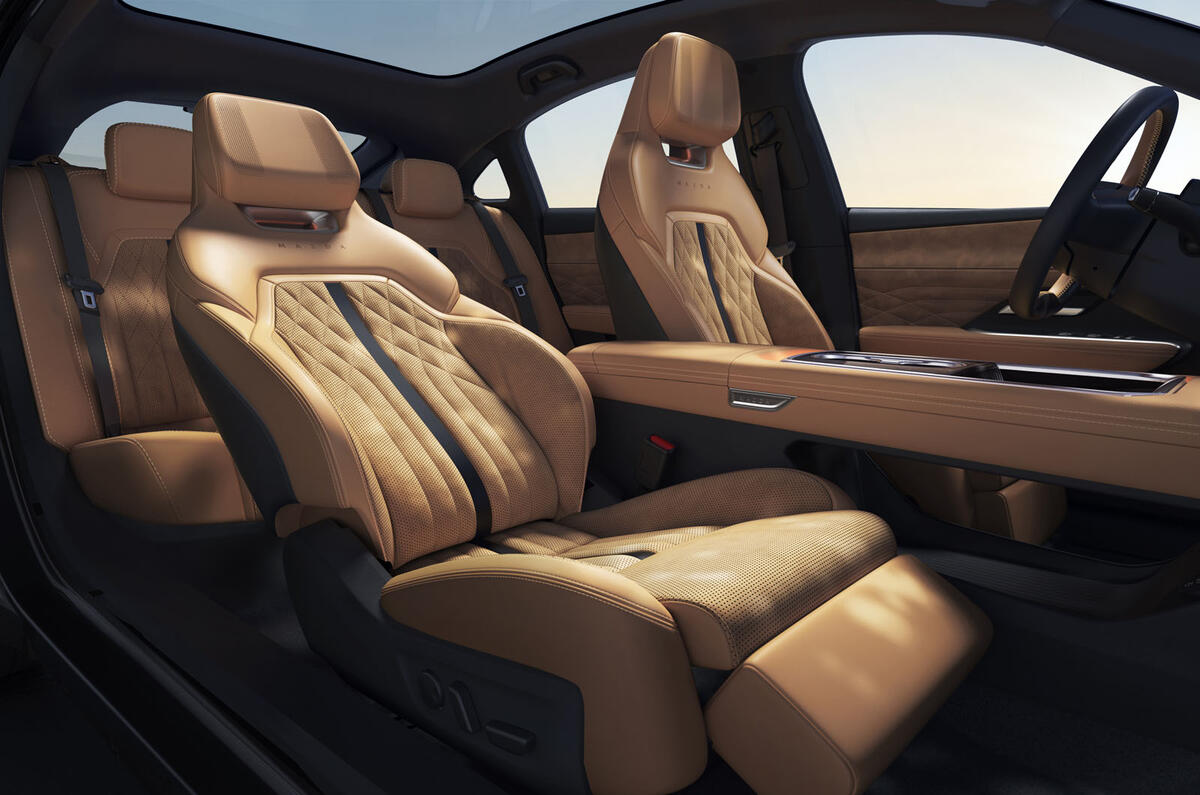 Mazda EZ 6 reclined passenger seat