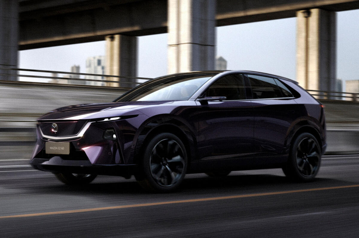 Mazda EZ 60 front quarter tracking Mazda EZ 60 front quarter tracking