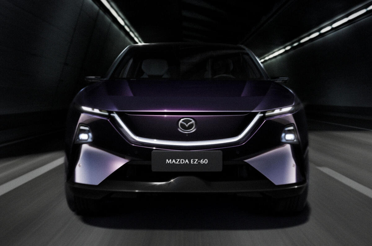 Mazda EZ 60 front tracking Mazda EZ 60 front tracking
