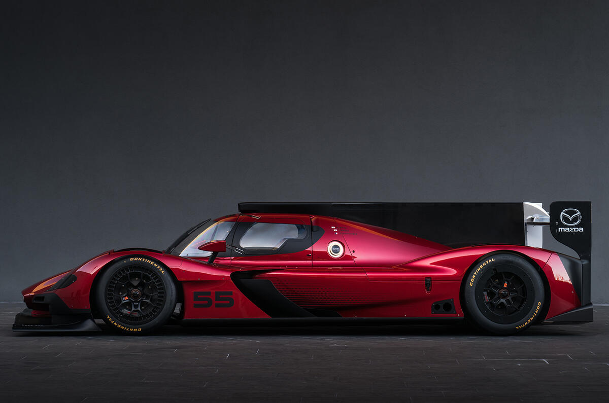 Mazda RT24-P prototype racer bows with Kodo design language LA