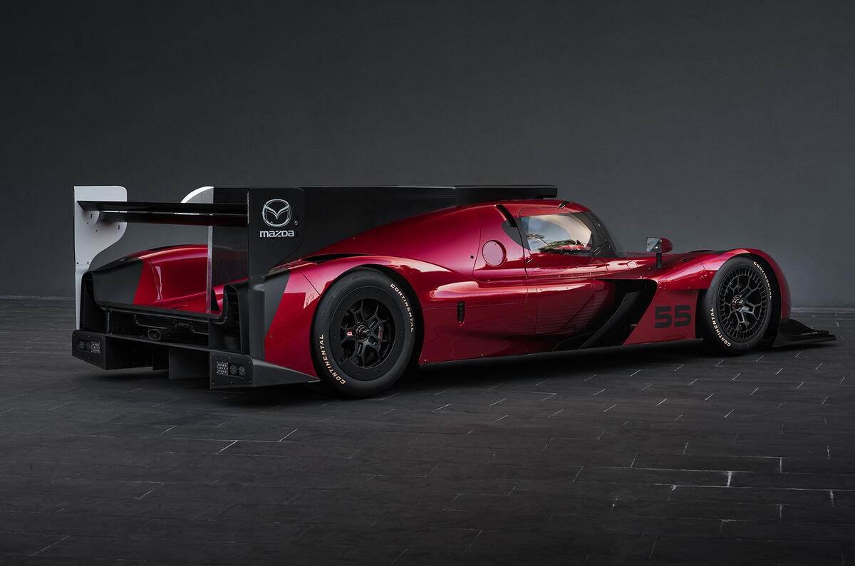 Mazda RT24-P prototype racer bows with Kodo design language LA