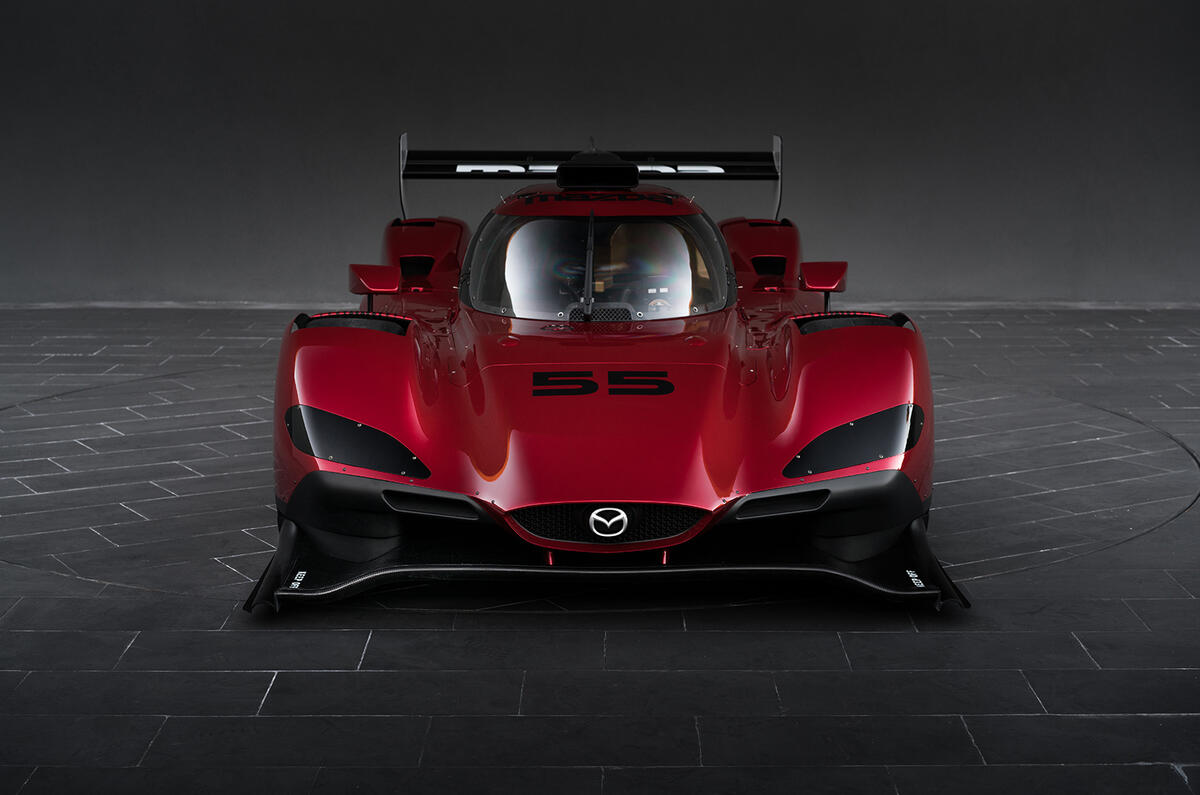 Mazda RT24-P prototype racer bows with Kodo design language LA