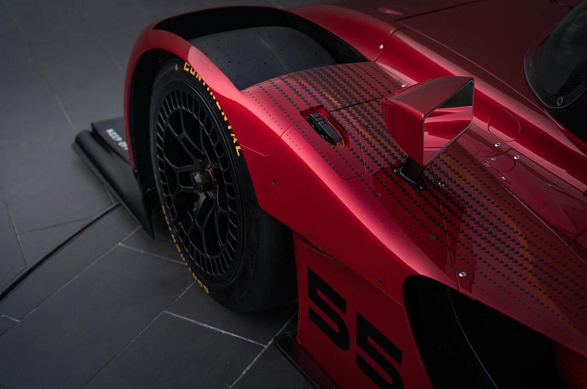 Mazda RT24-P prototype racer bows with Kodo design language LA