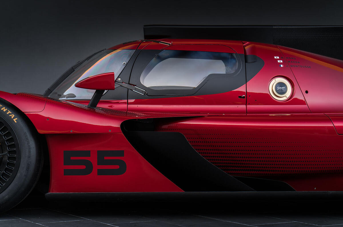Mazda RT24-P prototype racer bows with Kodo design language LA