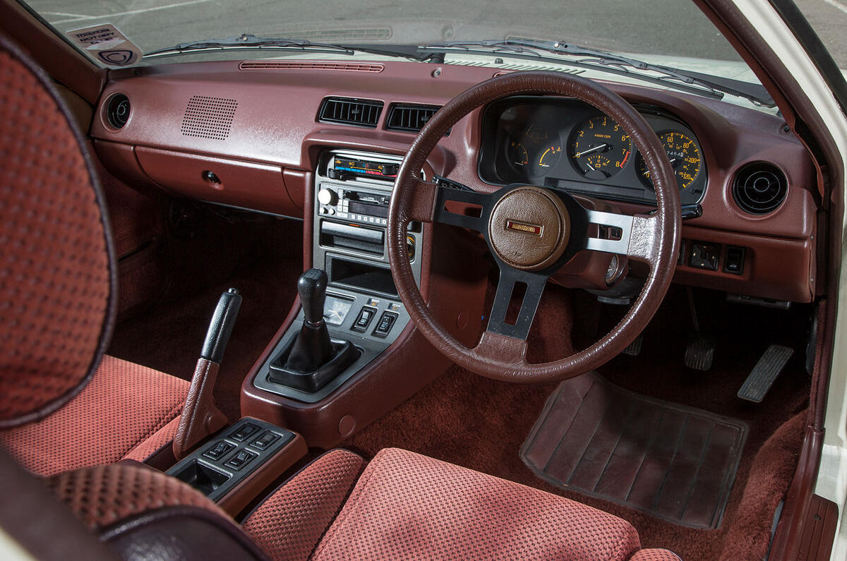 Mazda RX7 interior Mazda RX7 interior