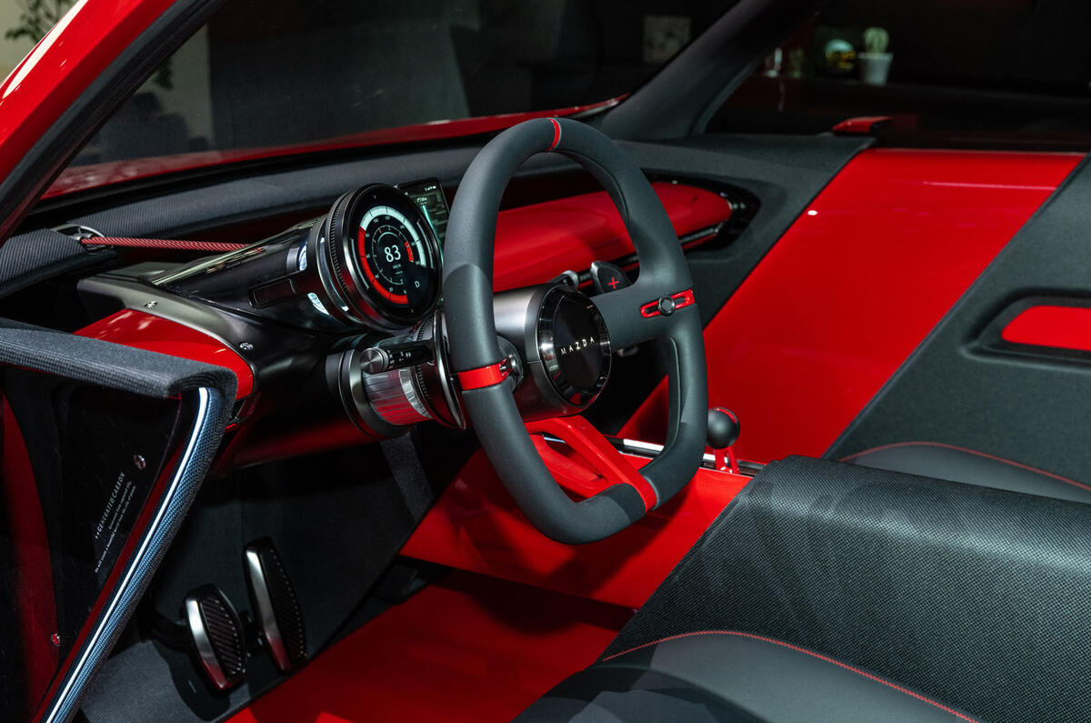 Mazda Vision X Compact dashboard Mazda Vision X Compact dashboard