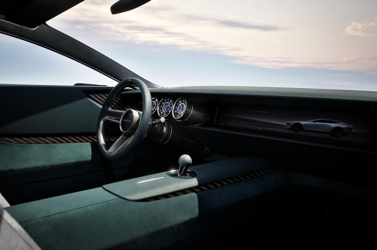 Mazda Vision X Coupe interior Mazda Vision X Coupe interior