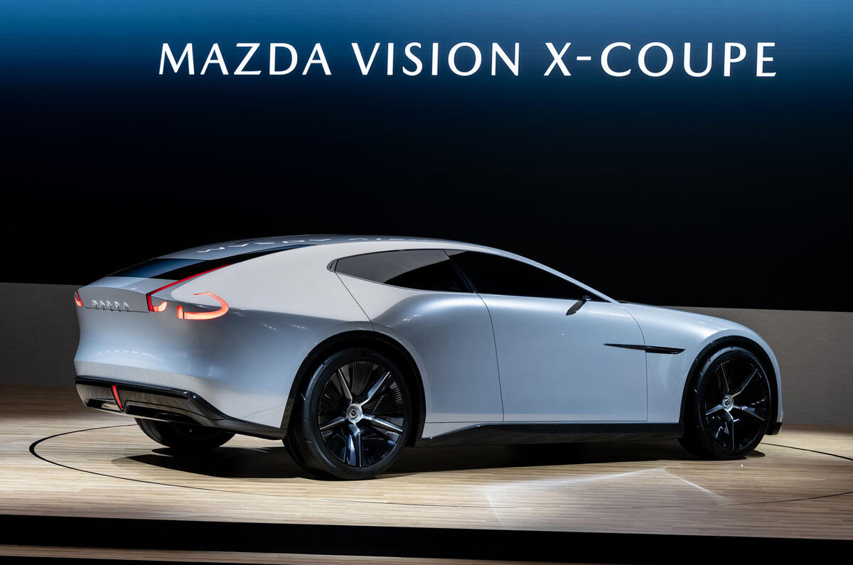 Mazda Vision X Coupe rear quarter Mazda Vision X Coupe rear quarter