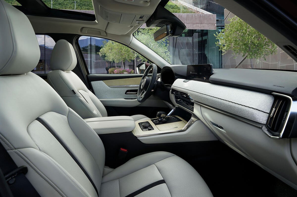 Mazda CX80 interior dashboard Mazda CX80 interior dashboard