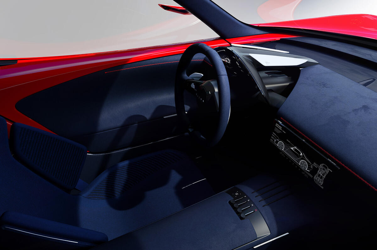 Mazda Iconic concept interior side view Mazda Iconic concept interior side view