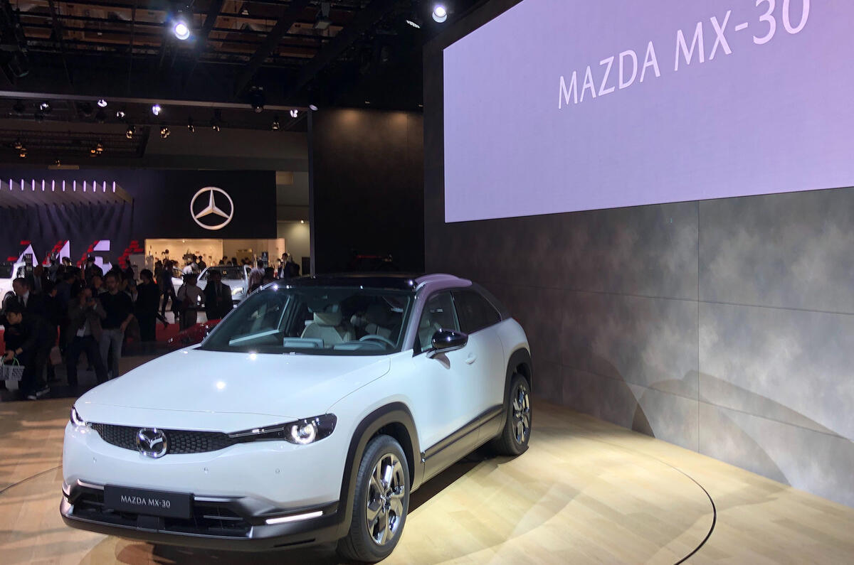 Mazda MX-30 at Tokyo motor show - front