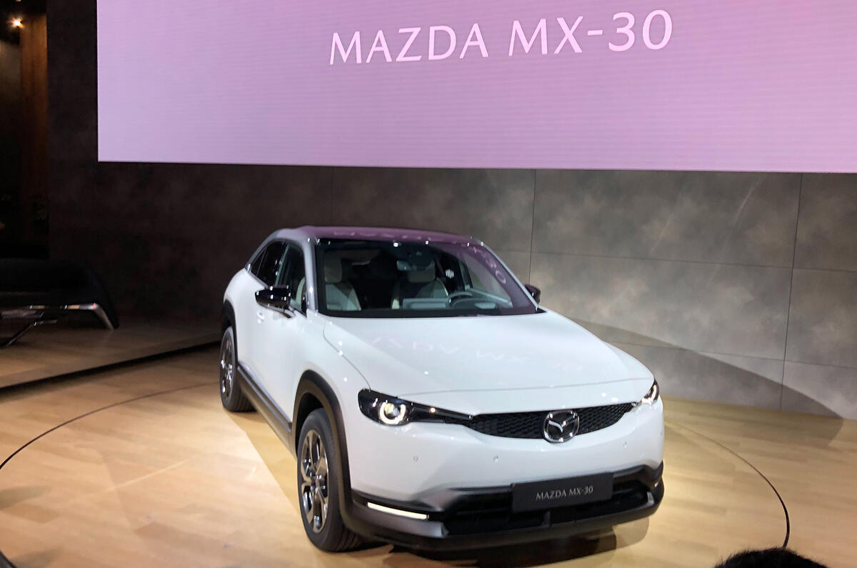 Mazda MX-30 at Tokyo motor show - nose